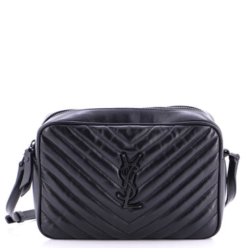 Lou Camera Bag Matelasse Chevron Leather Small