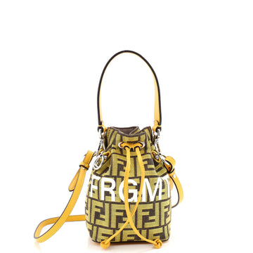 x FRGMT Mon Tresor Bucket Bag Zucca Canvas Mini