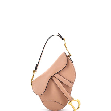 Saddle Handbag Leather Mini