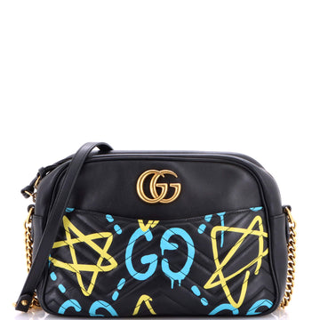 GG Marmont Shoulder Bag GucciGhost Matelasse Leather Medium