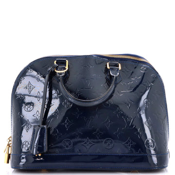Alma Handbag Monogram Vernis PM