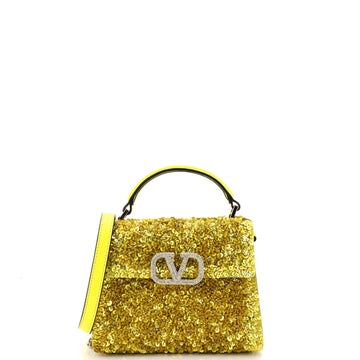 VSling Top Handle Bag Sequins Mini