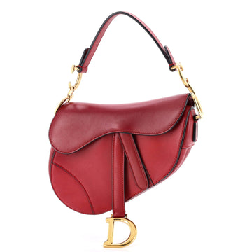 Saddle Handbag Leather Mini
