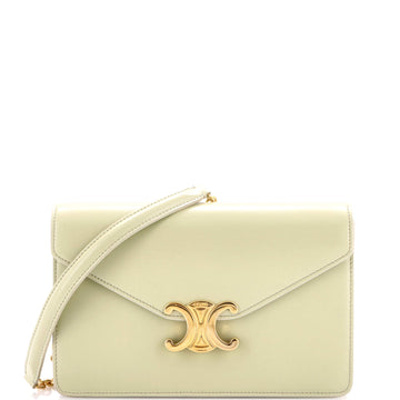 Margo Triomphe Wallet on Chain Leather