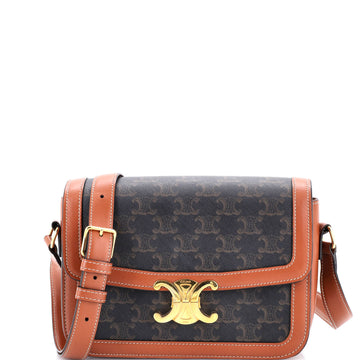 Triomphe Shoulder Bag Triomphe Coated Canvas Medium