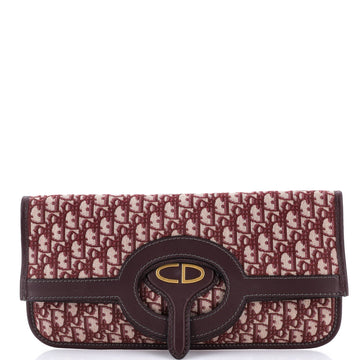 Fold Over Clutch Oblique Canvas