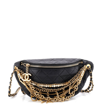 All About Chains Waist Bag Quilted Lambskin