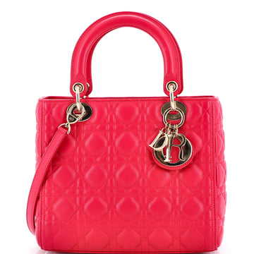 Lady D-Lite Bag Embroidered Canvas Medium