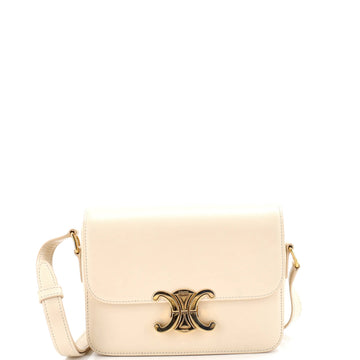 Triomphe Shoulder Bag Smooth Calfskin Teen