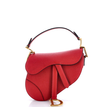 Saddle Handbag Leather Mini