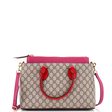 Linea A Convertible Tote GG Coated Canvas and Leather Medium