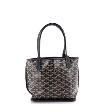 Anjou Reversible Tote Coated Canvas Mini