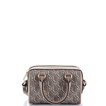 Top Handle Shoulder Bag GG Shadow Coated Canvas Mini