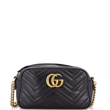 GG Marmont Shoulder Bag Matelasse Leather Small