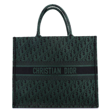 Book Tote Oblique Canvas Large