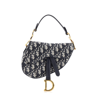 Saddle Handbag Oblique Canvas Mini