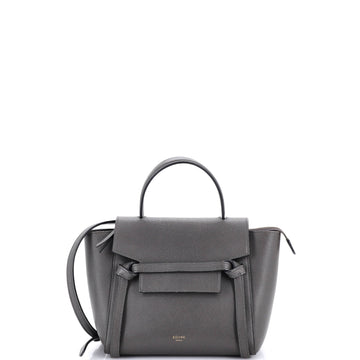 Belt Bag Textured Leather Nano