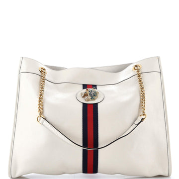 Rajah Chain Tote Leather Large