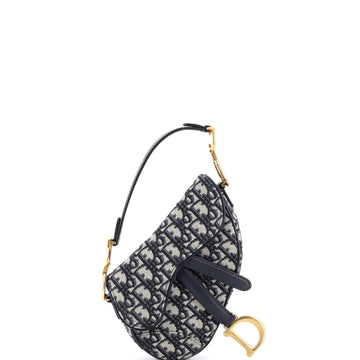 Saddle Handbag Oblique Canvas Mini