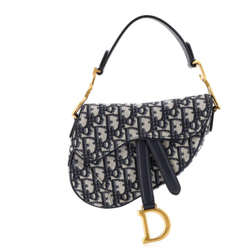Saddle Handbag Oblique Canvas Mini