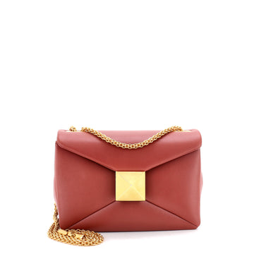 One Stud Chain Flap Bag Leather Small