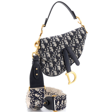 Saddle Handbag Oblique Canvas Mini