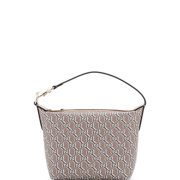 Ophidia Zip Shoulder Bag GG Shadow Coated Canvas Super Mini