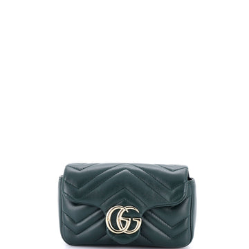 GG Marmont Flap Bag Matelasse Leather Super Mini