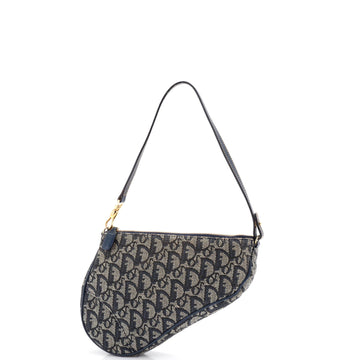 Vintage Saddle Bag Diorissimo Denim Mini