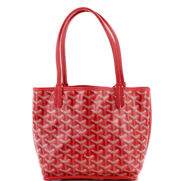 Anjou Reversible Tote Coated Canvas Mini