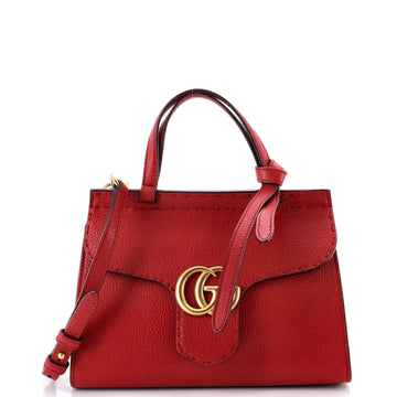 GG Marmont Top Handle Bag Leather Mini