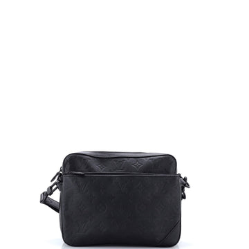 Trio Messenger Bag Monogram Shadow Leather