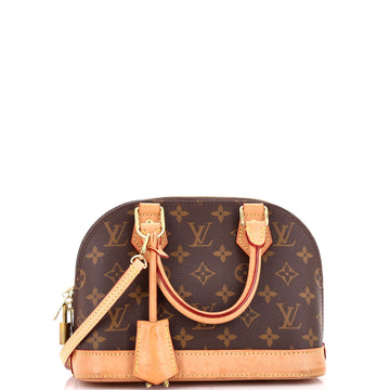 Alma Handbag Monogram Canvas BB