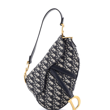 Saddle Handbag Oblique Canvas Medium