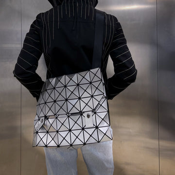 BAOBAO Issey Miyake metallic shoulder bag