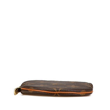 Brown Louis Vuitton Monogram Porte Monnaie Coin Pouch