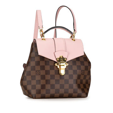 Brown Louis Vuitton Damier Ebene Clapton Backpack