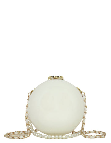 Chanel 2016 Dubai VIP Gift PVC Pearl Bag w/ CC Clasp
