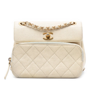 Business Affinity Flap Messenger Bag Leather
