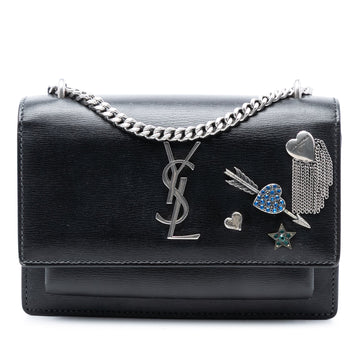 Sunset Crossbody Bag Leather Medium