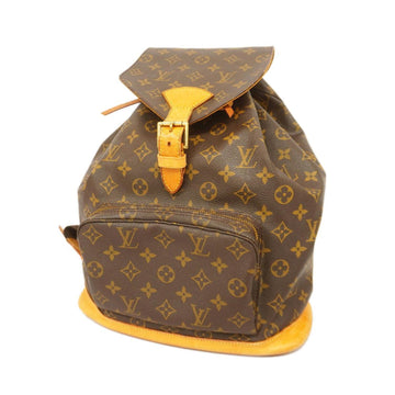 Louis Vuitton Montsouris Gm  Canvas Backpack Bag