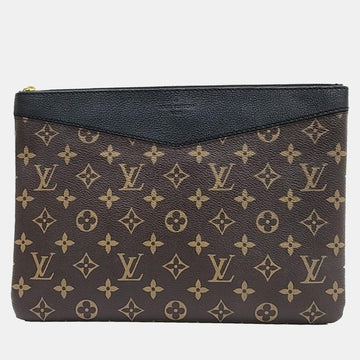 Brown Monogram Canvas Daily Clutch