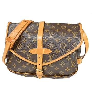 Louis Vuitton Saumur 30  Canvas Shoulder Bag