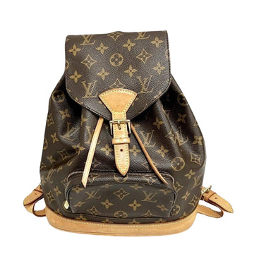 Louis Vuitton Montsouris Mm  Canvas Backpack Bag