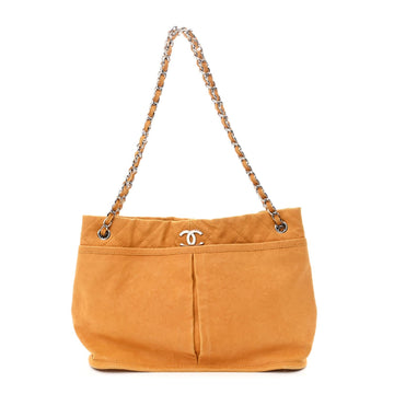 Ultra Soft Suede Calfskin Natural Beauty Tote Yellow