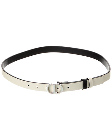 Dior Montaigne Reversible Leather Belt