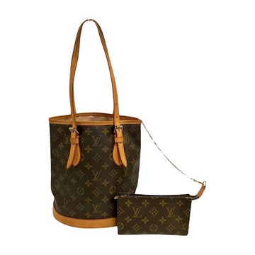Louis Vuitton Bucket Pm  Canvas Shoulder Bag