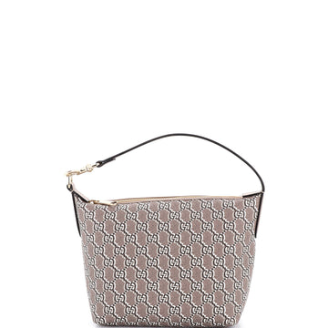 Ophidia Zip Shoulder Bag GG Shadow Coated Canvas Super Mini