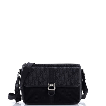 Dior 8 Messenger Bag Oblique Canvas with Mesh Small