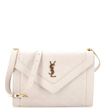 Gaby Envelope Satchel Quilted Leather